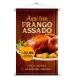 Banner de Frango Assado Personalizado Fundo Madeira
