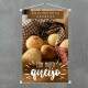 Banner P�o de Queijo Com Muito Queijo