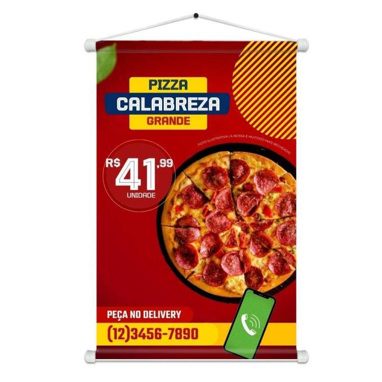 Banner Pizza Grande Com Preo
