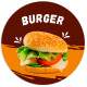 Etiqueta Adesiva para alimento Hamburguer 7