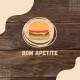 Etiqueta Adesiva para alimento Hamburguer 9