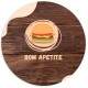 Etiqueta Adesiva para alimento Hamburguer 9