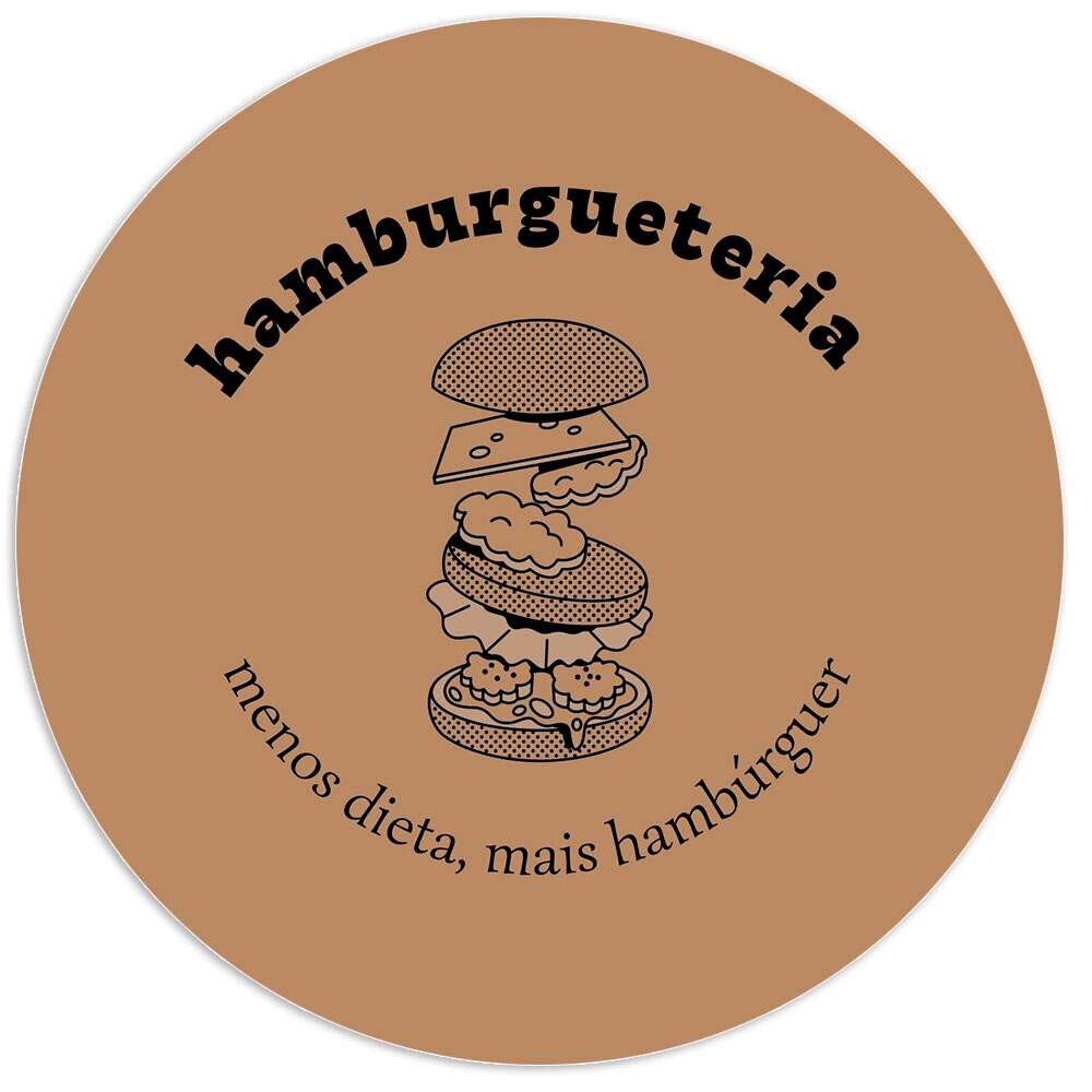 Etiqueta Adesiva para Alimento Hamburguer 13
