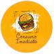 Etiqueta Adesiva para alimento Hamburguer 16