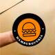 Etiqueta Adesiva para alimento Hamburguer 18