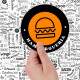 Etiqueta Adesiva para alimento Hamburguer 18