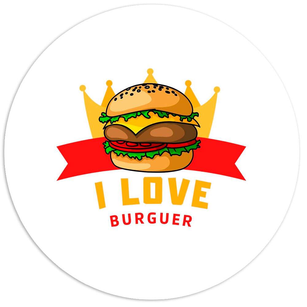 Etiqueta Adesiva para alimento Hamburguer 19