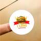 Etiqueta Adesiva para alimento Hamburguer 19