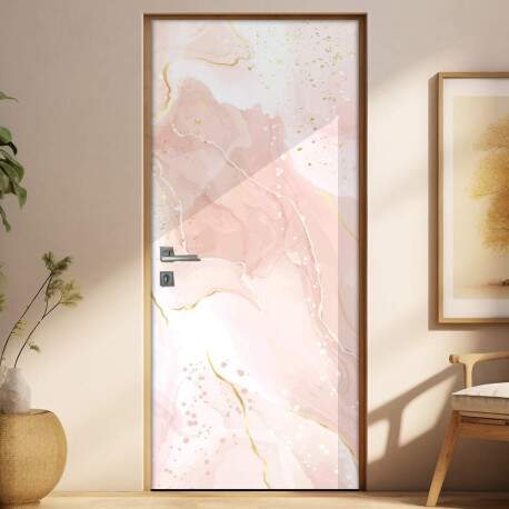 Adesivo para Porta Marmore Rose