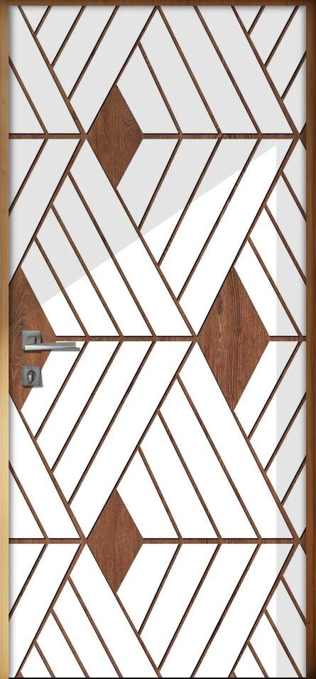 Adesivo Para Porta Madeira com Branco