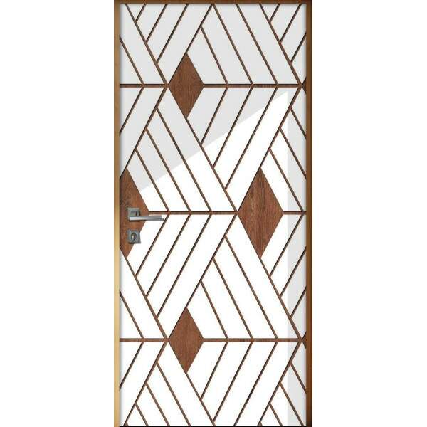 Adesivo Para Porta Madeira com Branco