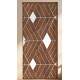 Adesivo Para Porta Madeira com Branco Geom�tria