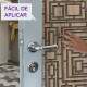 Adesivo Para Porta Madeira Geom�trico 01