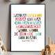 Quadro Decorativo Frases Viver Uma Vida Criativa