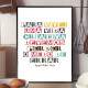 Quadro Decorativo Frases Viver Uma Vida Criativa