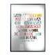 Quadro Decorativo Frases Viver Uma Vida Criativa