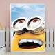 Quadro Decorativo Minion Sorrindo Olhando Pro C�u