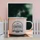 Quadro Decorativo Bebidas Coffe Xicara