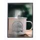 Quadro Decorativo Bebidas Coffe Xicara