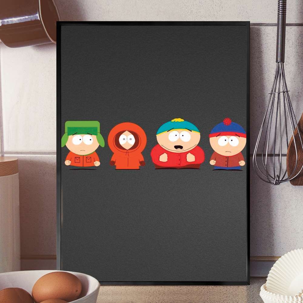 Quadro Decorativo South Park Personagens