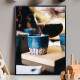 Quadro Decorativo Caf� Caindo Na Xicara