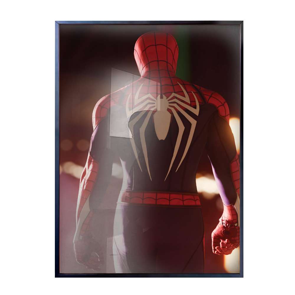 Quadro Decorativo Homem Aranha De Costas