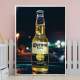 Quadro Decorativo Marca De Cerveja Na Garrafa
