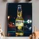 Quadro Decorativo Marca De Cerveja Na Garrafa