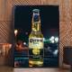 Quadro Decorativo Marca De Cerveja Na Garrafa