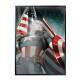 Quadro Decorativo Super Her�i Capit�o America