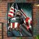 Quadro Decorativo Super Her�i Capit�o America