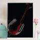 Quadro Decorativo Vinho Caindo Na Ta�a