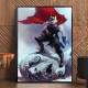 Quadro Decorativo Thor Derrotando O Vil�o