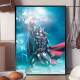 Quadro Decorativo Thor o Deus Do Trov�o