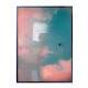 Quadro Decorativo C�u Colorido Com Avi�o