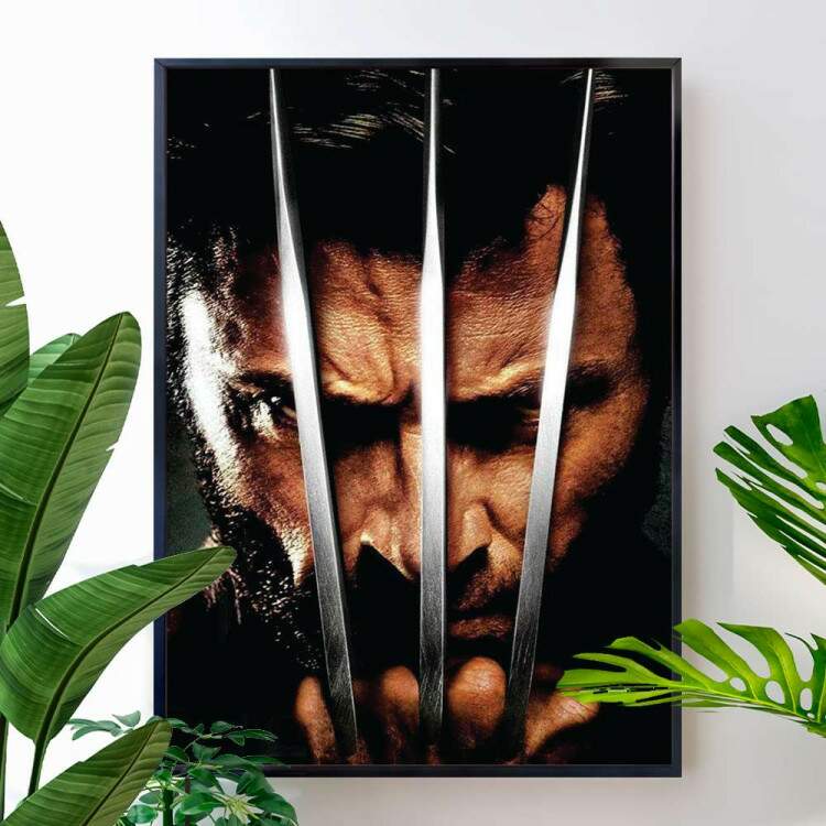 Quadro Decorativo Wolverine E Suas Garras