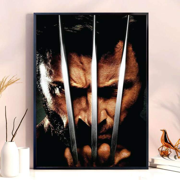 Quadro Decorativo Wolverine E Suas Garras