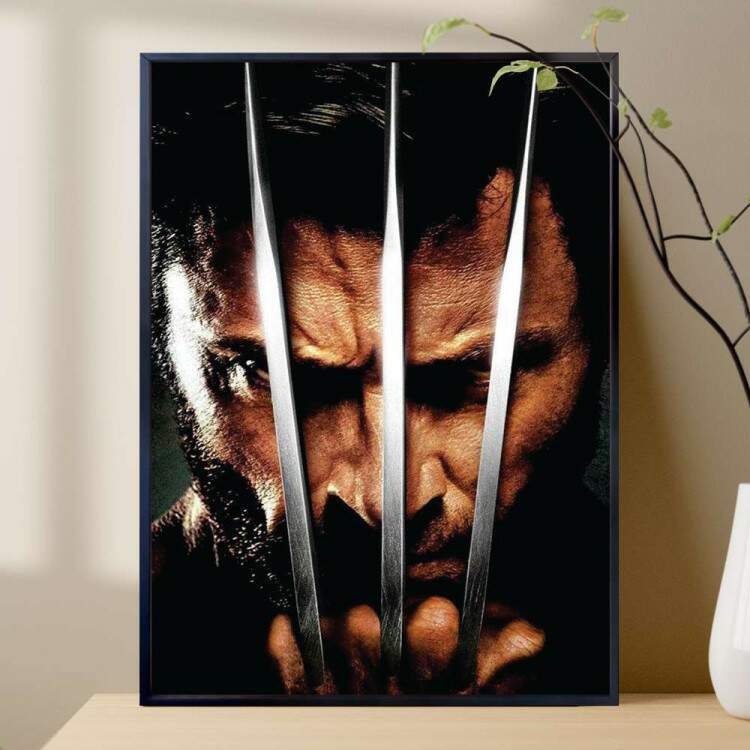 Quadro Decorativo Wolverine E Suas Garras