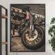 Quadro Decorativo Moto E Barbearia