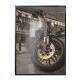 Quadro Decorativo Moto E Barbearia