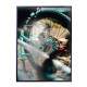 Quadro Decorativo Ve�culos Roda De Bicicleta Azul