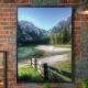 Quadro Decorativo Natureza e Riacho