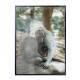 Quadro Decorativo Animais Macacos Se Abra�ando