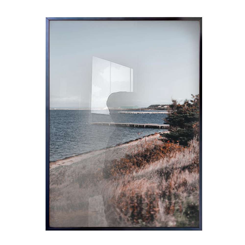 Quadro Decorativo Vista Da Praia De Longe