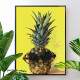 Quadro Decorativo Abacaxi Com �culos