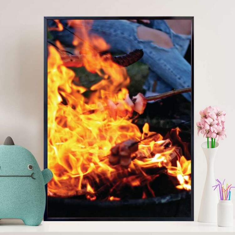 Quadro Decorativo Churrasco Grelhado