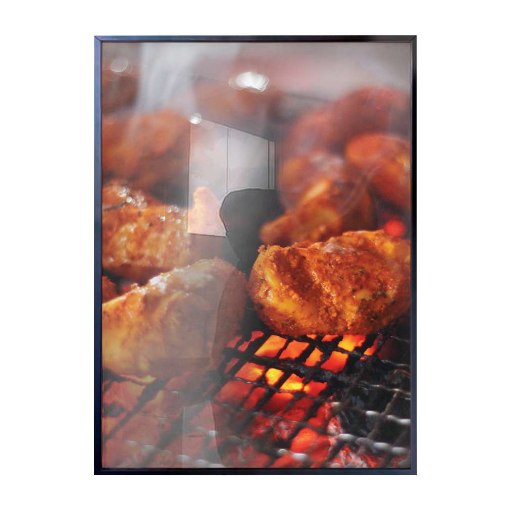 Quadro Decorativo Frangos na Brasa