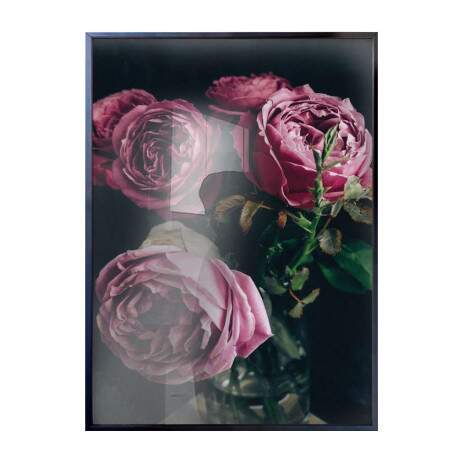 Quadro Decorativo Floral Buqu De Flores Rosas