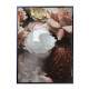 Quadro Decorativo Floral Flores Brancas E Rosas