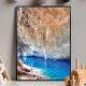 Quadro Decorativo Lago Subterraneo Na Caverna